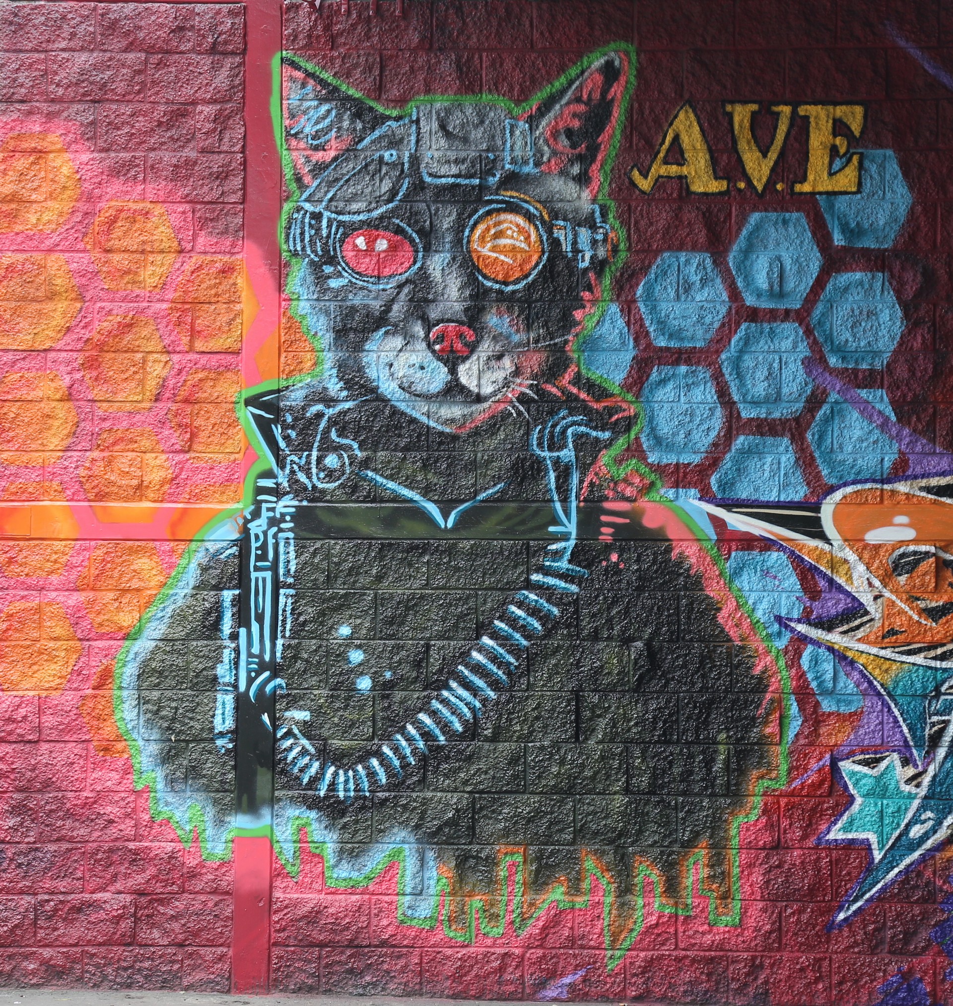 Obra Cyber Cat de A.V.E