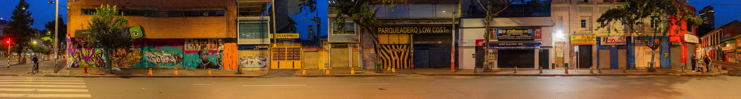 Panorámica Intervención Museo Abierto de Bogotá -  Carrera 13 / Punto 3