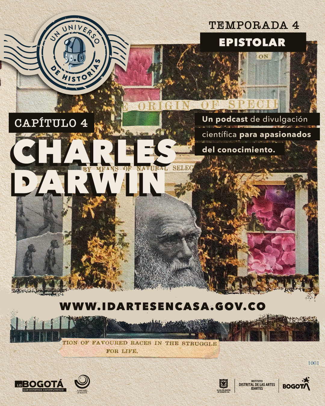 Pieza Gráfica - Charles Darwin