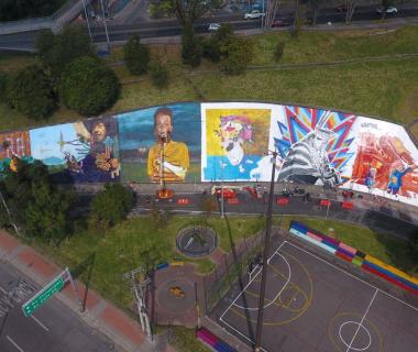 MAB entrega a Bogotá 50 nuevos murales de arte urbano