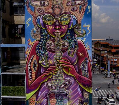 Obra Bogotá Sinestésica de MALEGRIA