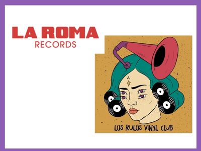 Logo de La Roma Records y Los Rulos Vinyl Club