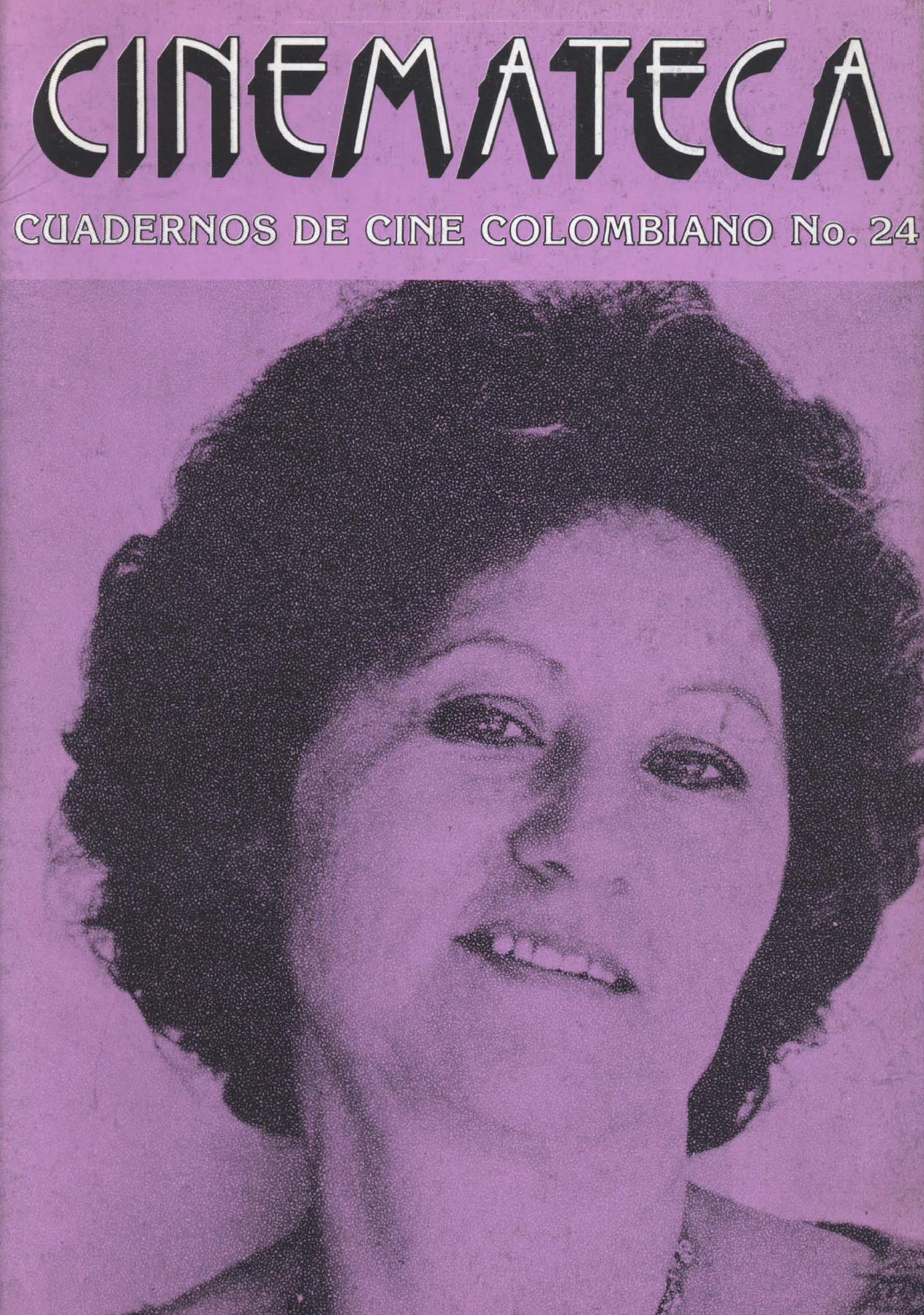 Imagen de apoyo de  Cuadernos de Cine Colombiano - Primera Época No. 24: Gloria Triana