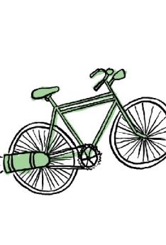 Dibujo digital bicicleta