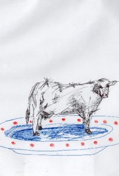 Dibujo de bovino