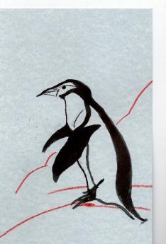 Dibujo de pingüino