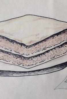 Dibujo de sandwich