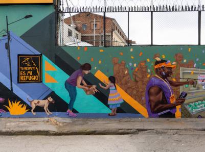 Estas son las obras desarrolladas en el marco de este intercambio que ahora integran el Museo Abierto de Bogotá.