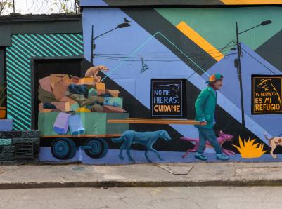 Estas son las obras desarrolladas en el marco de este intercambio que ahora integran el Museo Abierto de Bogotá.