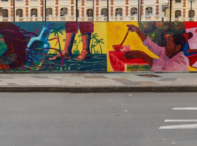 Estas son las obras desarrolladas en el marco de este intercambio que ahora integran el Museo Abierto de Bogotá.
