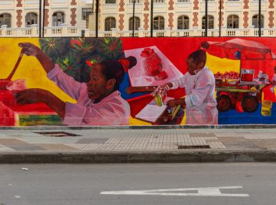 Estas son las obras desarrolladas en el marco de este intercambio que ahora integran el Museo Abierto de Bogotá.